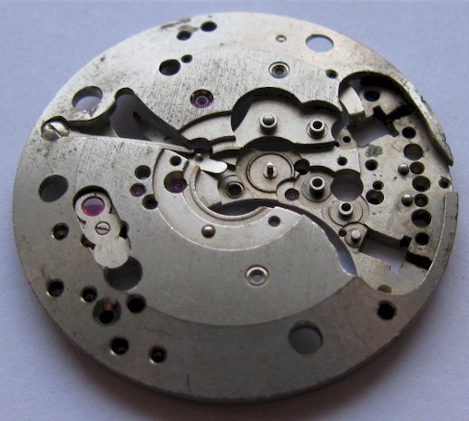 used Le coultre watch part movement  caliber 814(#100) main plate